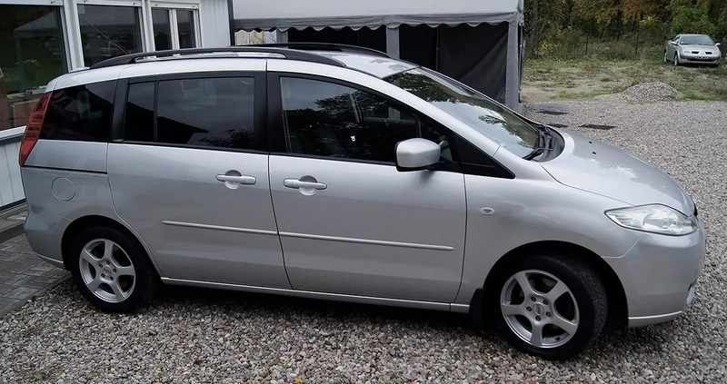 Mazda 5 cena 12500 przebieg: 159000, rok produkcji 2006 z Szczecin małe 742
